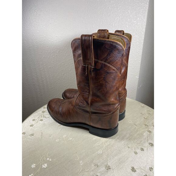 JUSTIN MEN'S CHESTNUT MARBLED DEERLITE ROPER Size 6.5 E 3163 - Picture 5 of 9